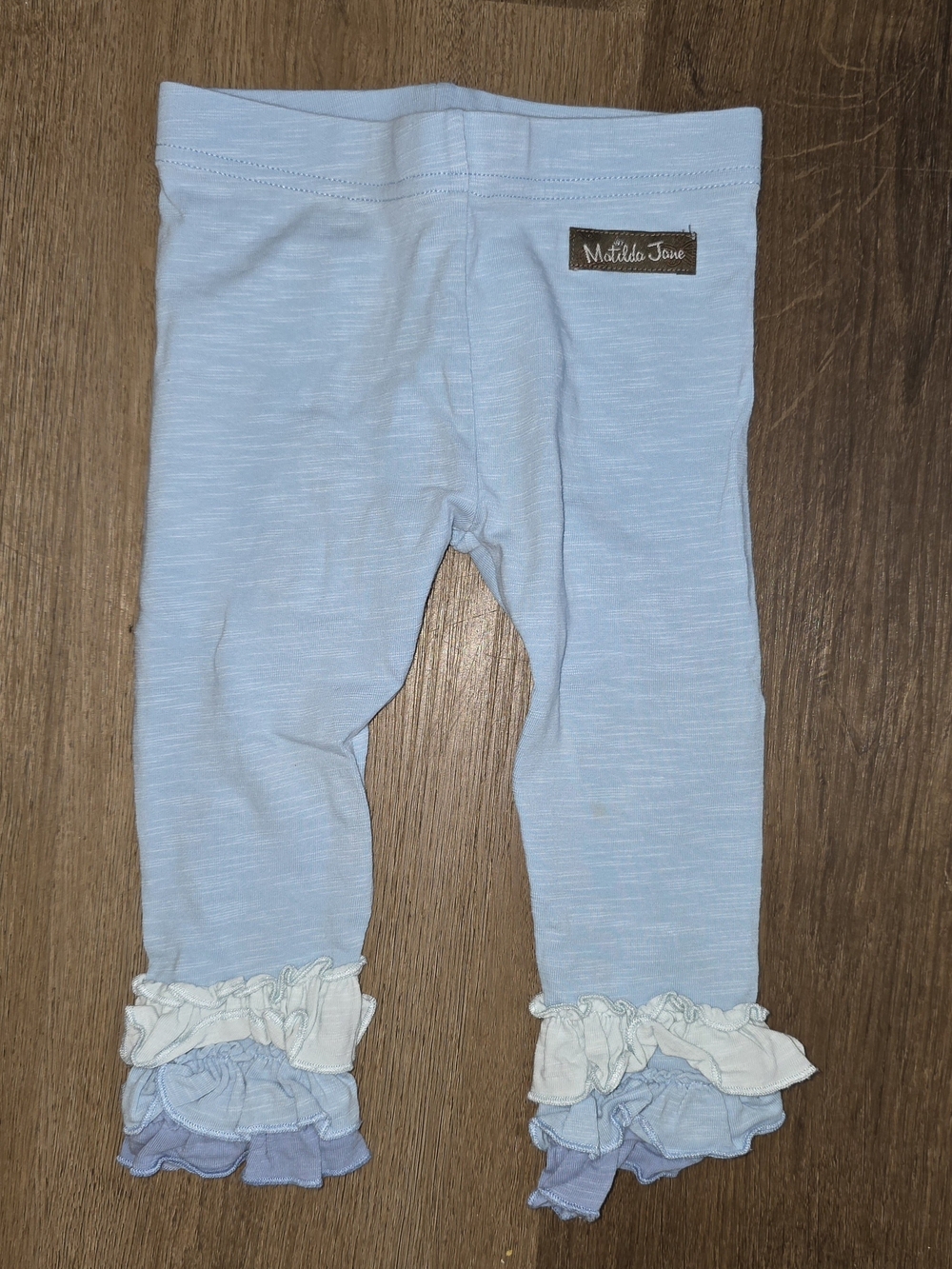 Matilda Jane Light Blue Ruffle Hem Leggings